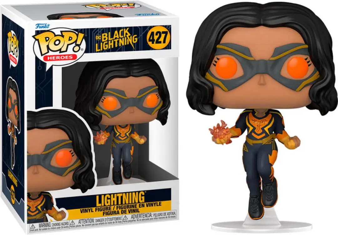 Funko Black Lightning POP! Heroes Verzamelfiguur - 9cm - Multicolor - afbeelding 2 van 4