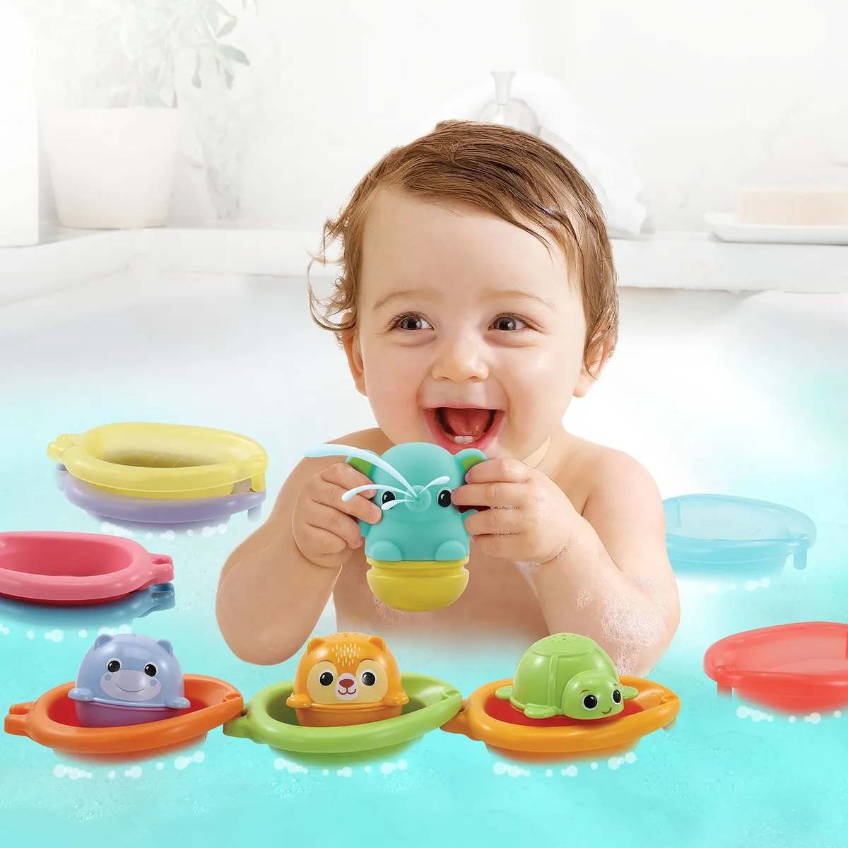 Vtech Stapelpret Badset 580566223 - Multicolor