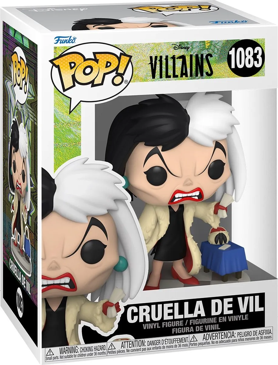 Funko Pop! Disney Villains Cruella de Vil 57349 - Multicolor