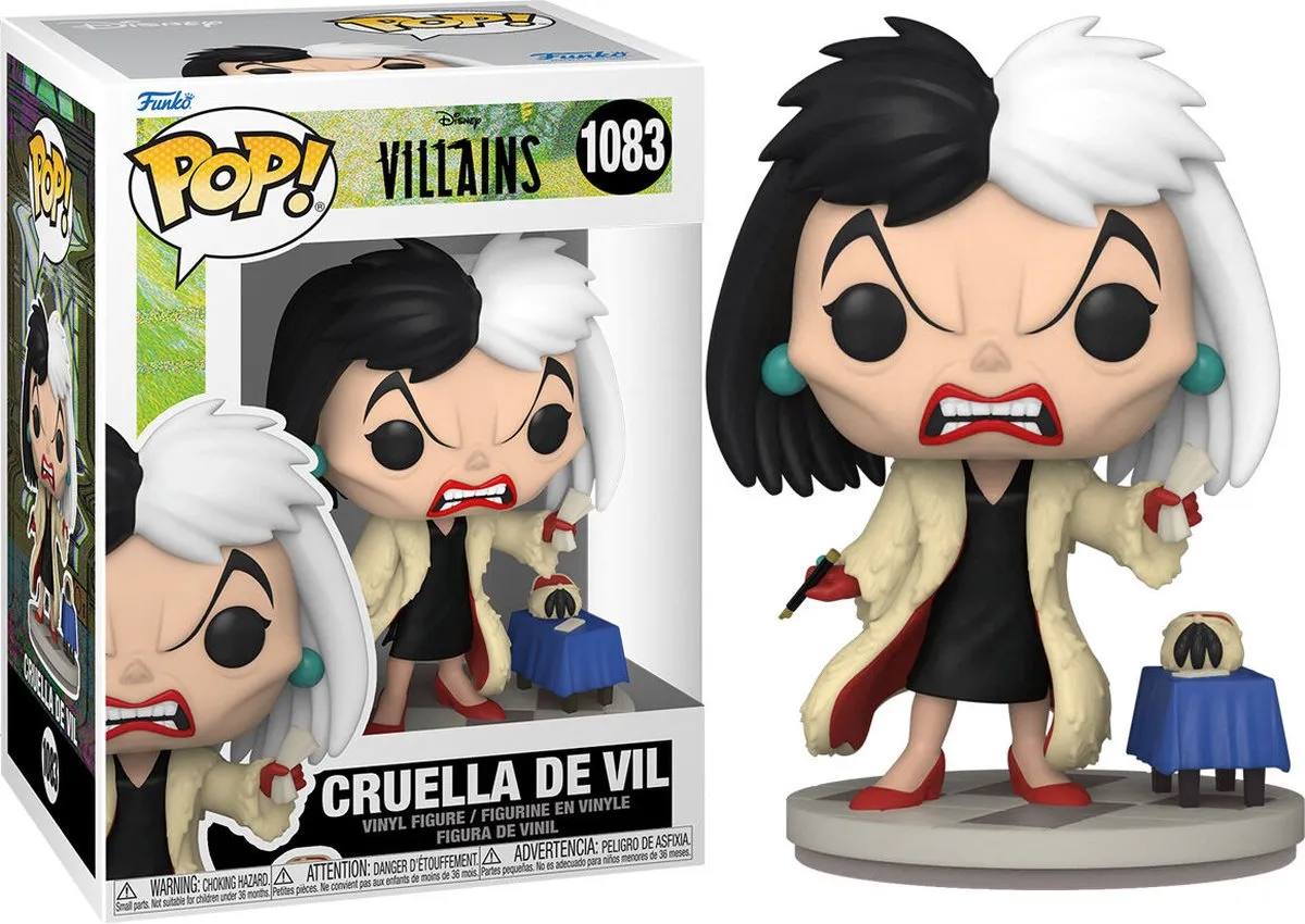 Funko Pop! Disney Villains Cruella de Vil 57349 - Multicolor