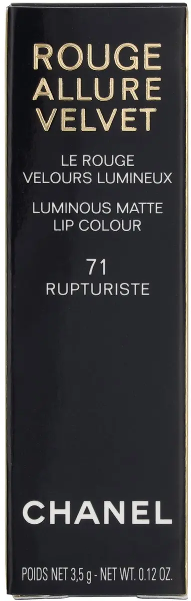 Chanel Rouge Allure Velvet Luminous Matte Lipstick 3.5g - #71 Rupturiste