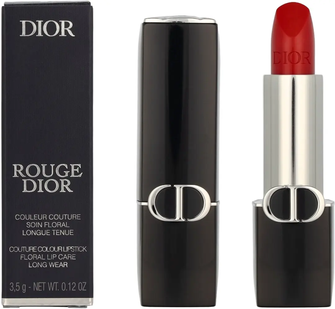 Dior Rouge Dior Satin Lipstick #080 Red Smile - 3.5g - afbeelding 6 van 6