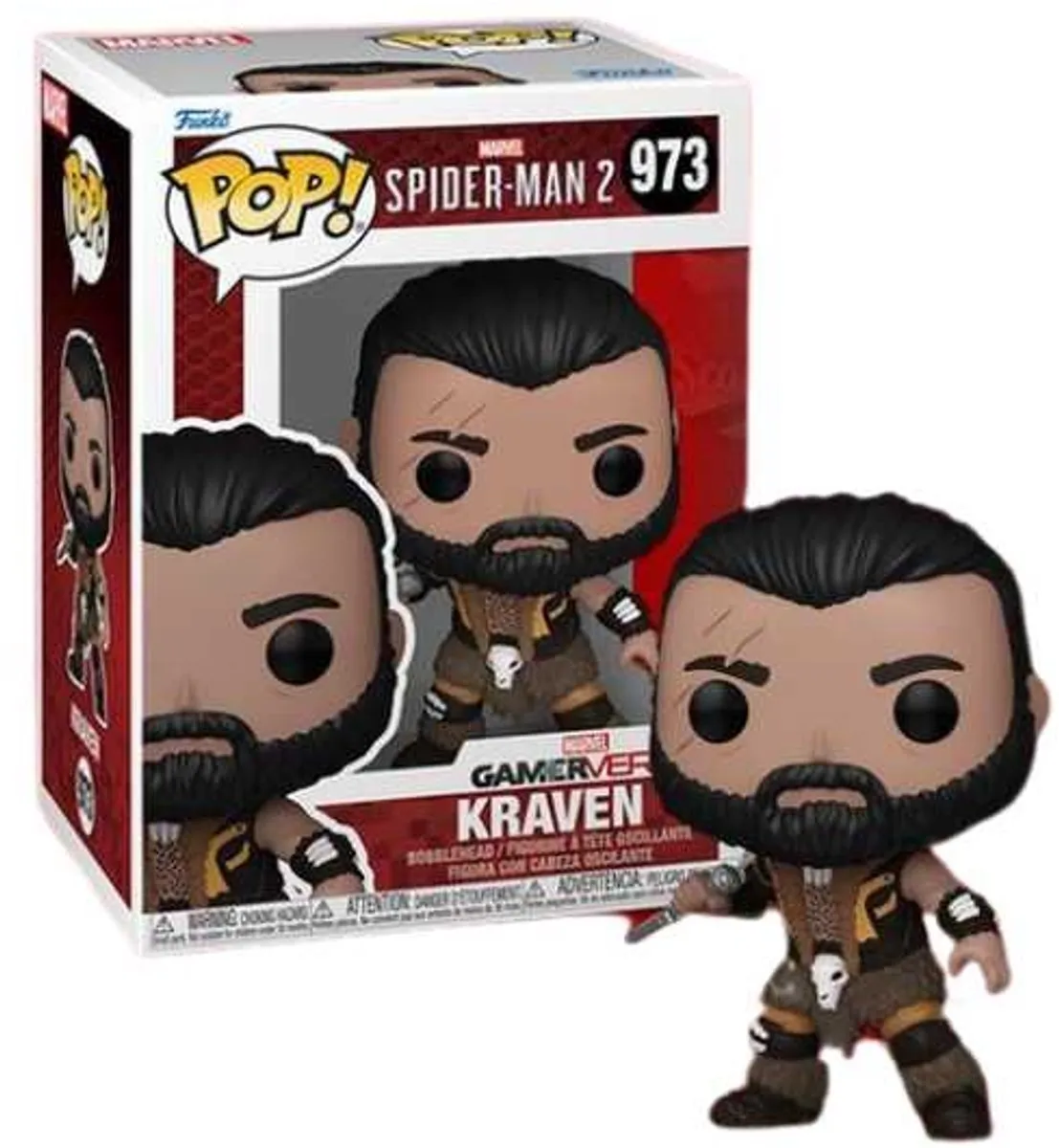 Funko Pop Marvel Spider-Man 2 Kraven #973 - Multi - afbeelding 6 van 6