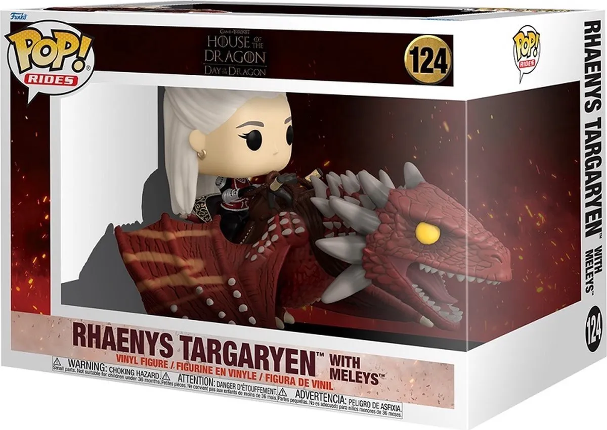 Funko Pop Rides House of the Dragon Rhaenys Targaryen met Meleys #124