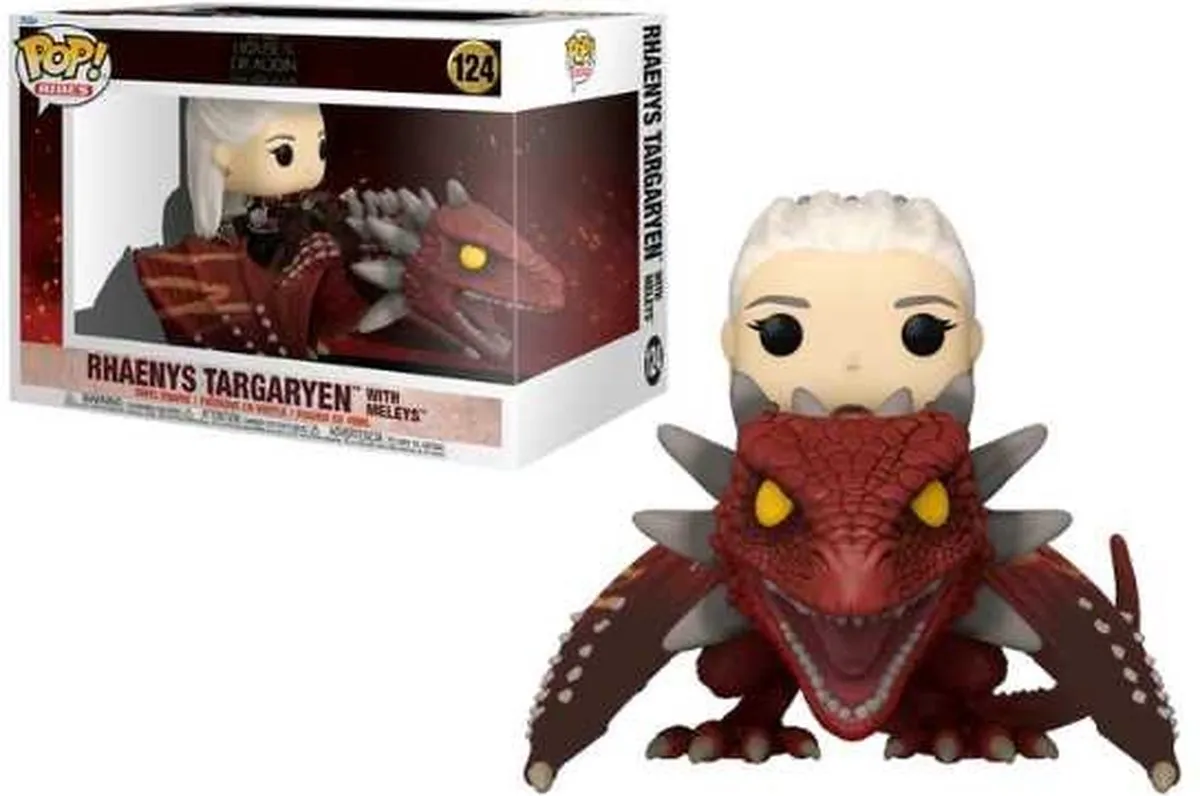 Funko Pop Rides House of the Dragon Rhaenys Targaryen met Meleys #124 - afbeelding 6 van 6