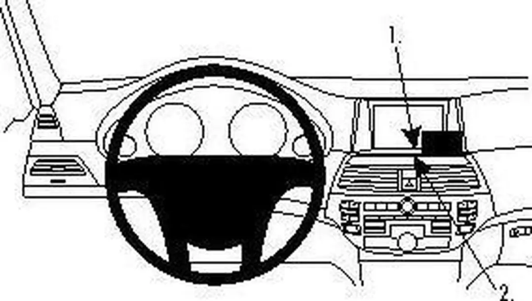 Brodit ProClip houder geschikt voor Honda Accord Coupé 2008-2012 / Accord Cross