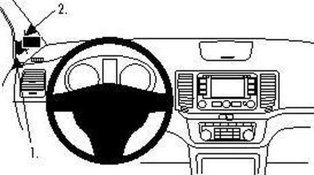 Brodit ProClip houder geschikt voor Seat Alhambra 2011-2019