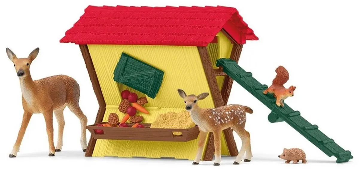 Schleich Farm World Voeren bosdieren 42658 - Multicolor