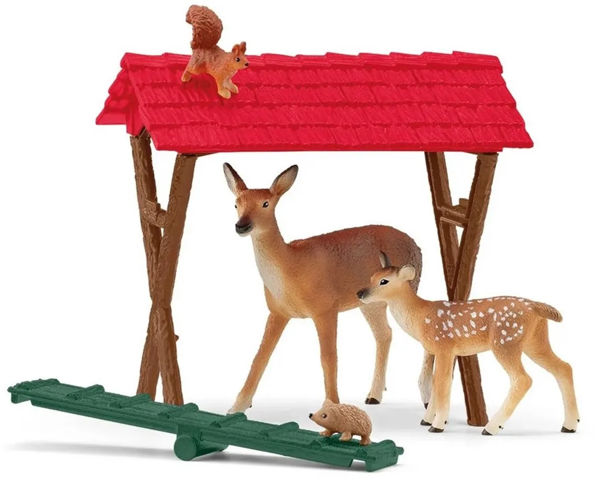 Schleich Farm World Voeren bosdieren 42658 - Multicolor