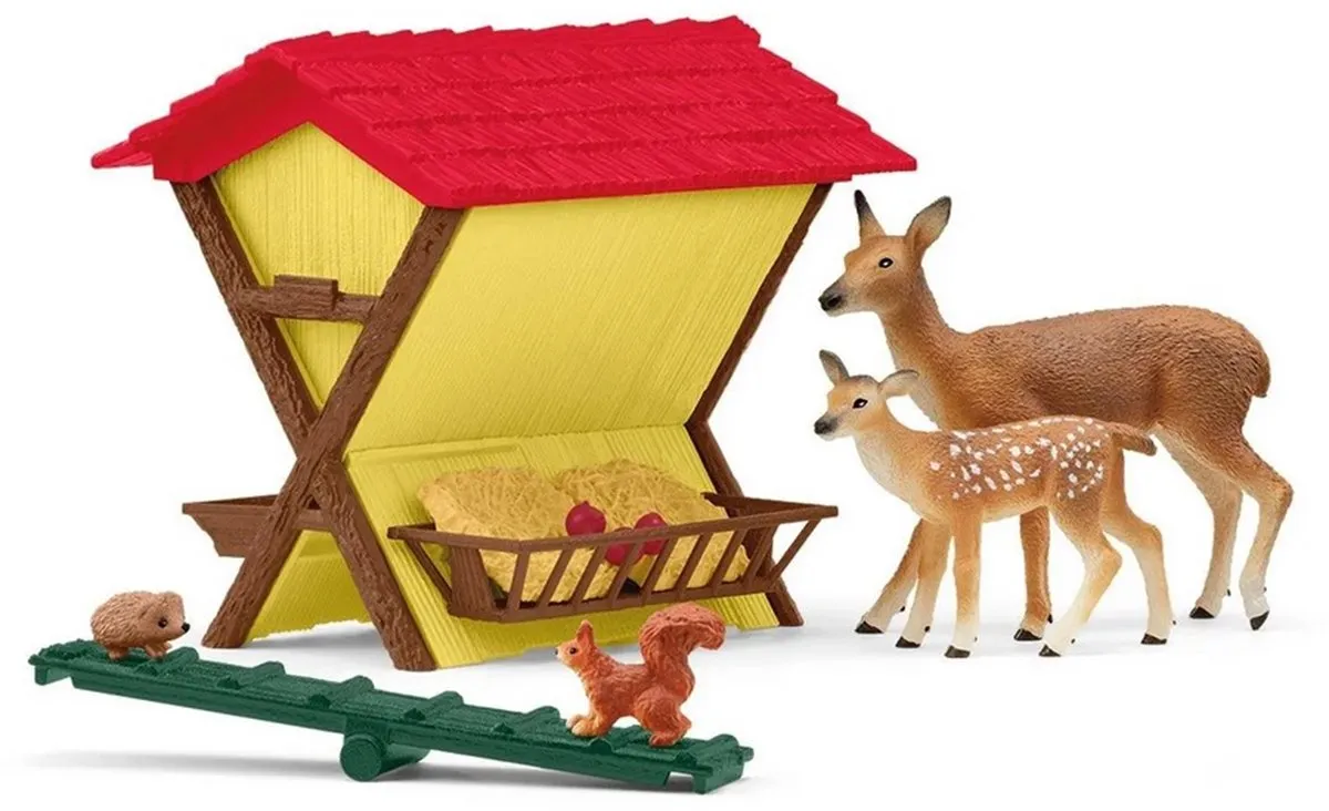 Schleich Farm World Voeren bosdieren 42658 - Multicolor