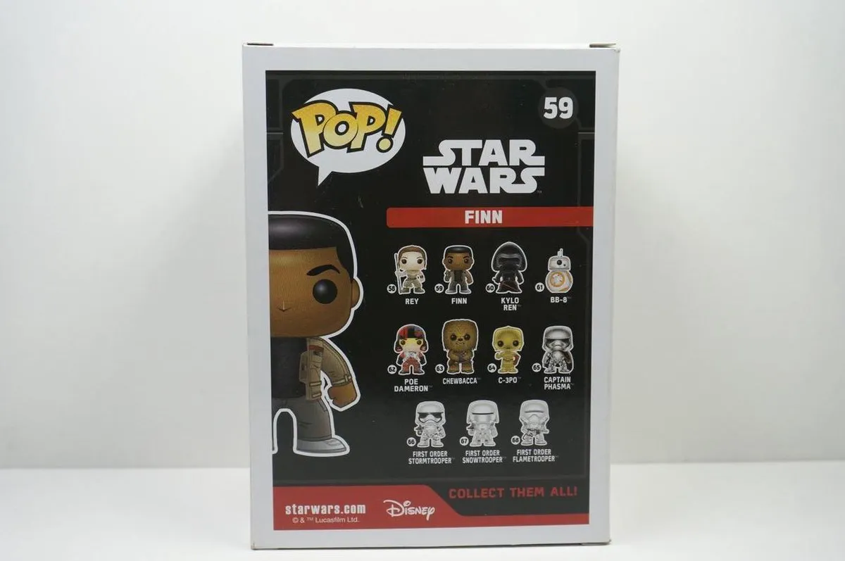 Funko Star Wars Episode VII POP! Finn Bobblehead - 10cm - Bonte kleuren - afbeelding 3 van 6