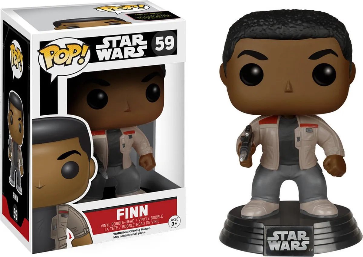 Funko Star Wars Episode VII POP! Finn Bobblehead - 10cm - Bonte kleuren - afbeelding 4 van 6