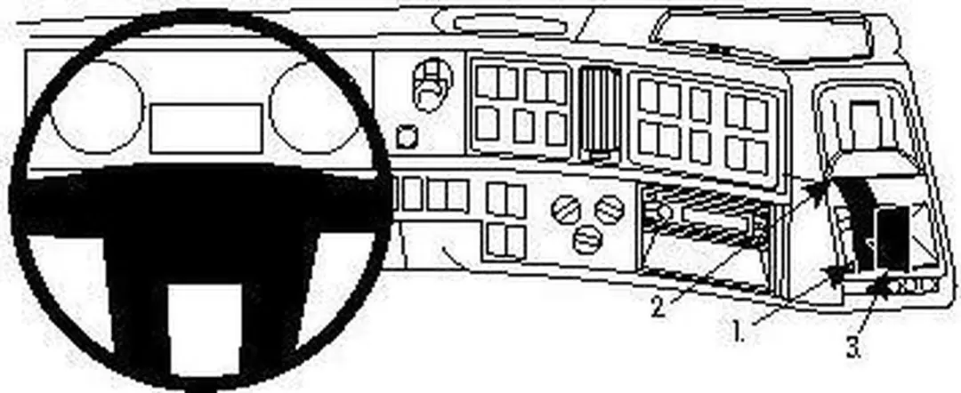 Brodit ProClip houder geschikt voor Volvo FH Serie /NH Serie 2009-2012