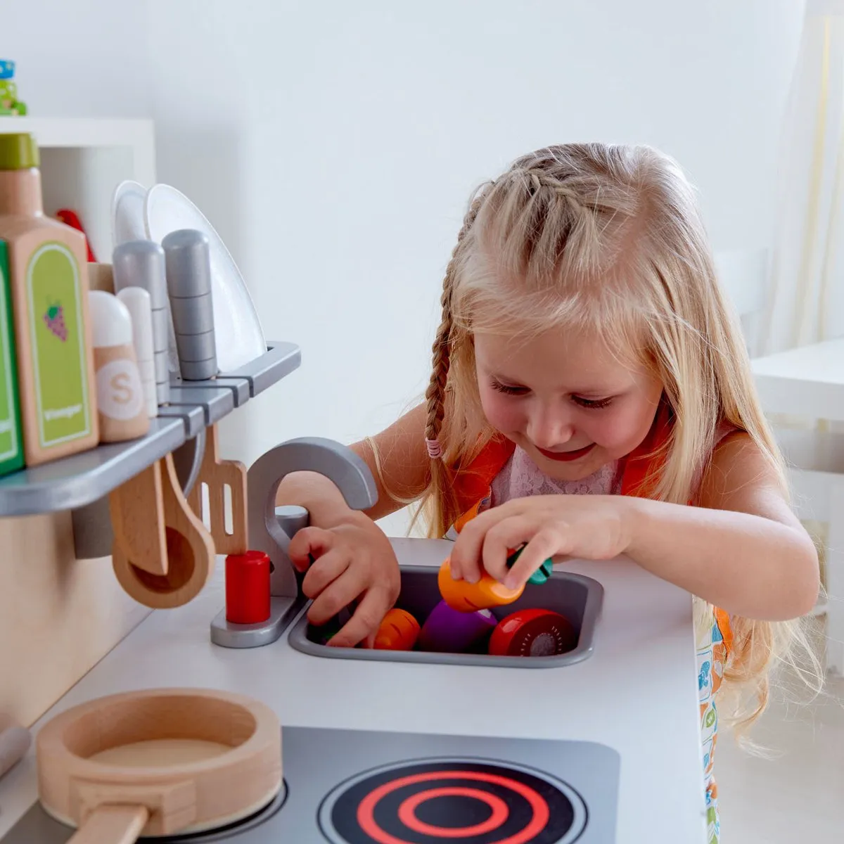 Hape Gourmet-Küche Poppenhuiskeuken - 3 Meubels - Veelkleurig