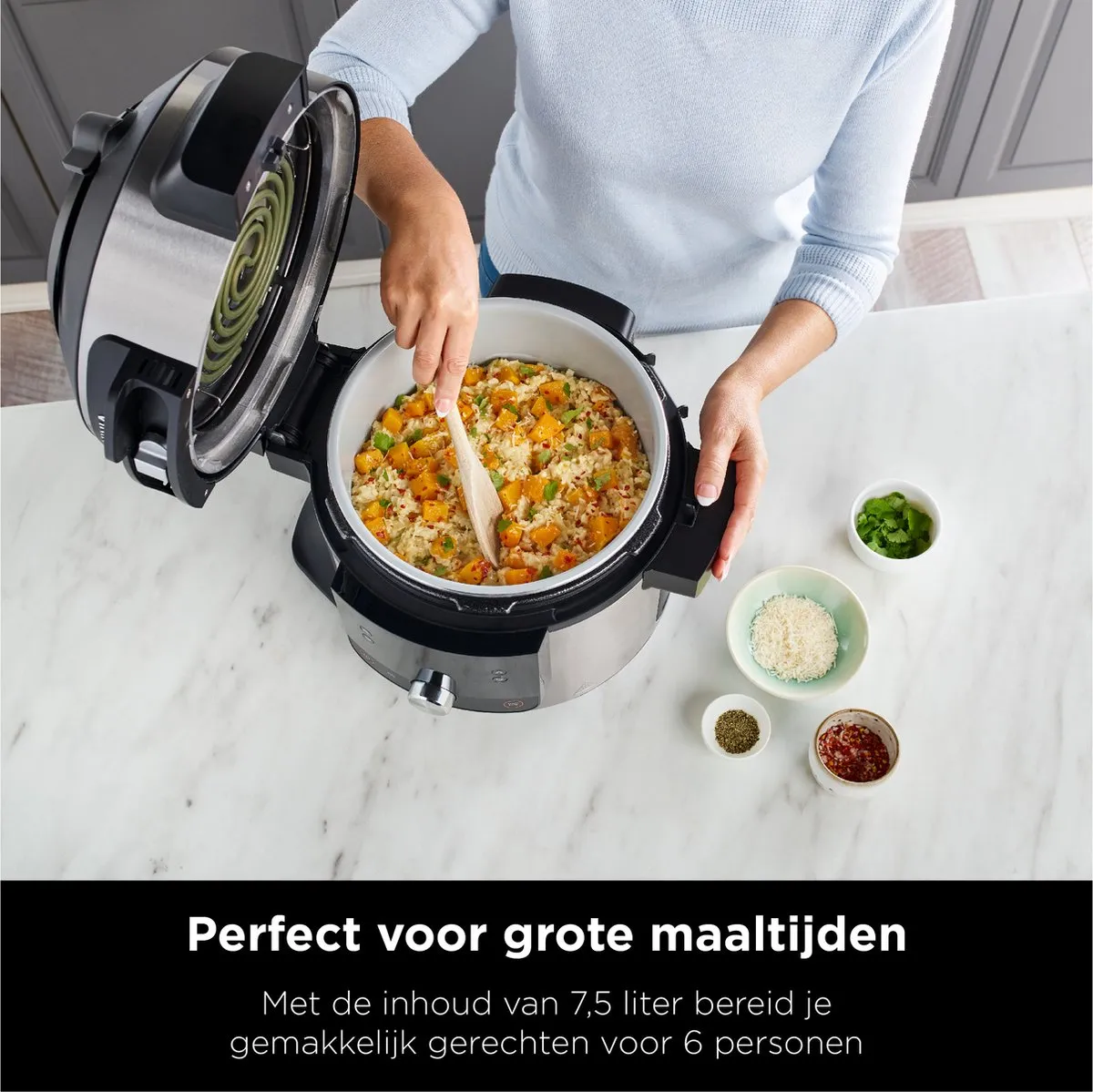 Ninja Foodi OL650EU Multicooker 7,5L - 12 Kookfuncties - Zilver/Zwart