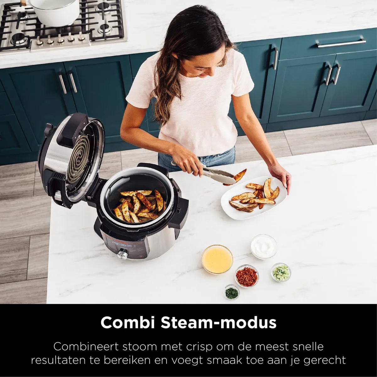 Ninja Foodi OL650EU Multicooker 7,5L - 12 Kookfuncties - Zilver/Zwart