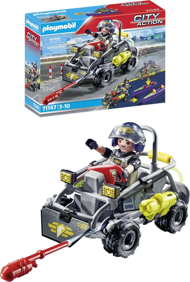 Playmobil City Action SE Multiterreinwagen 71147 - Meerkleurig - afbeelding 6 van 6