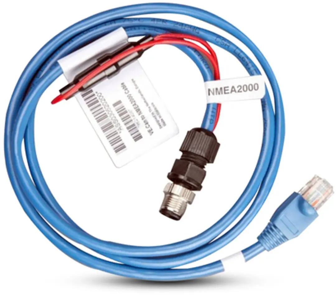 Victron VE.Can naar NMEA2000 Micro-C Mannelijk - Blauw