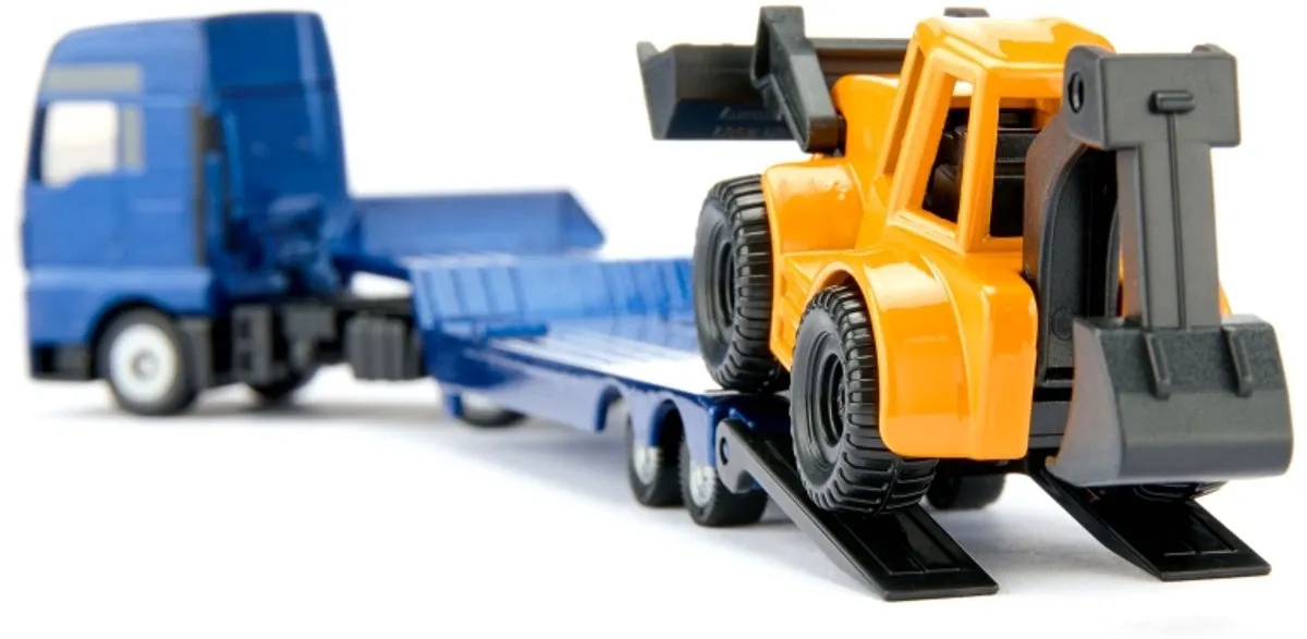 SIKU 1761 MAN Vrachtwagen Graafmachine 1:87 - Multicolor