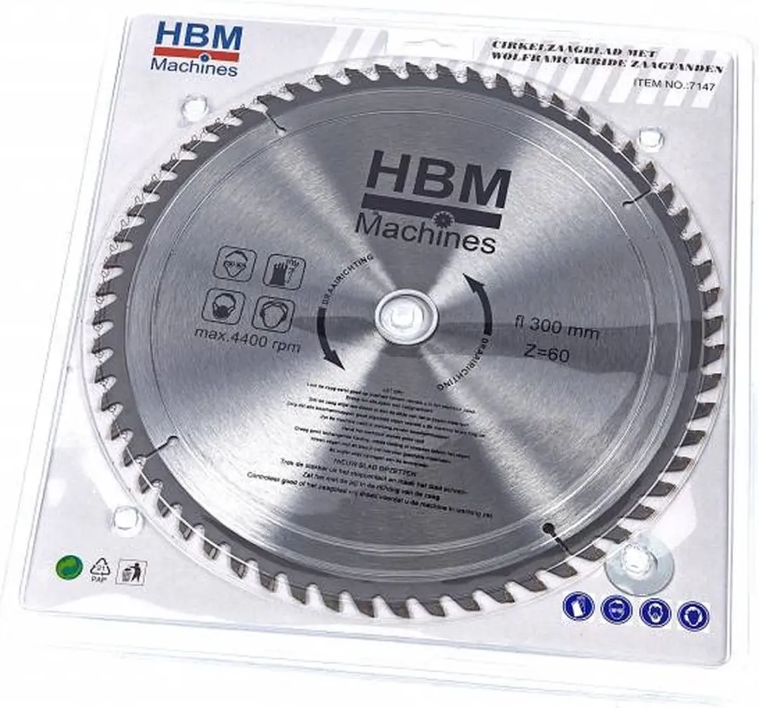 HBM HM Cirkelzaagblad 300mm 100 Tanden - Hout