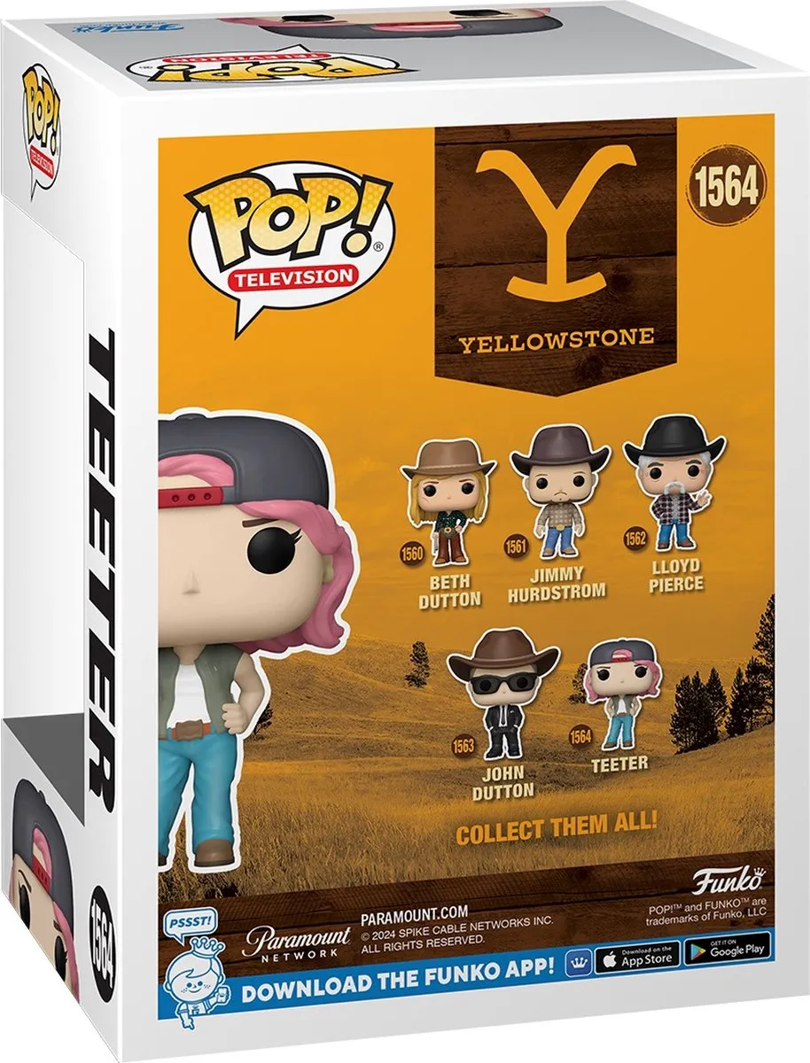 Funko Pop! Television Yellowstone Teeter #1564 - Multicolor