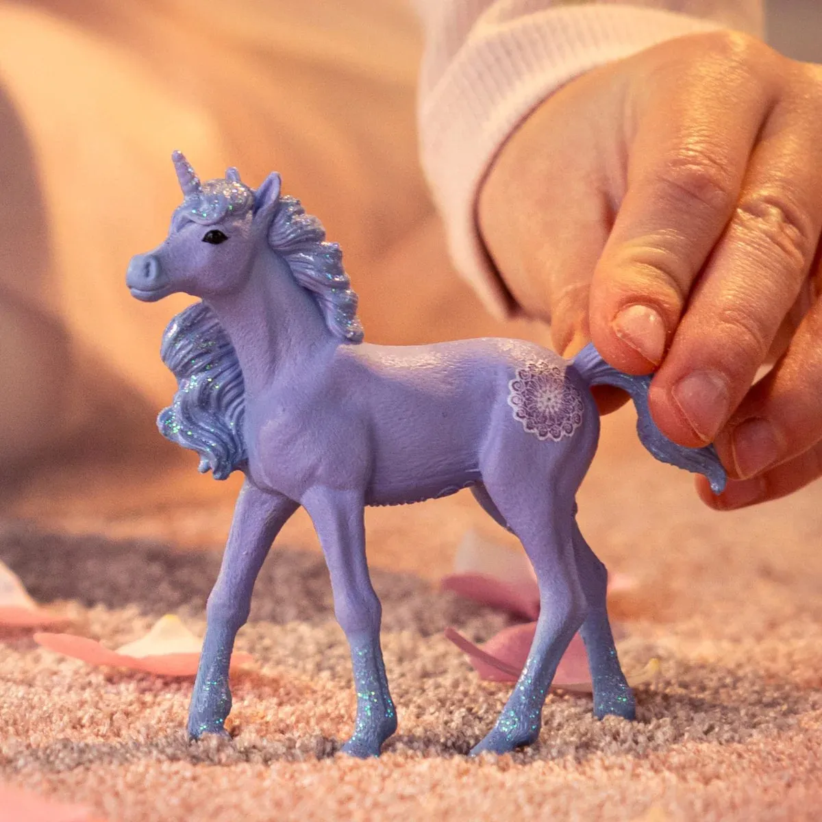 Schleich Bayala Eenhoorn Veulen 70861 - Iris - Blauw/Paars