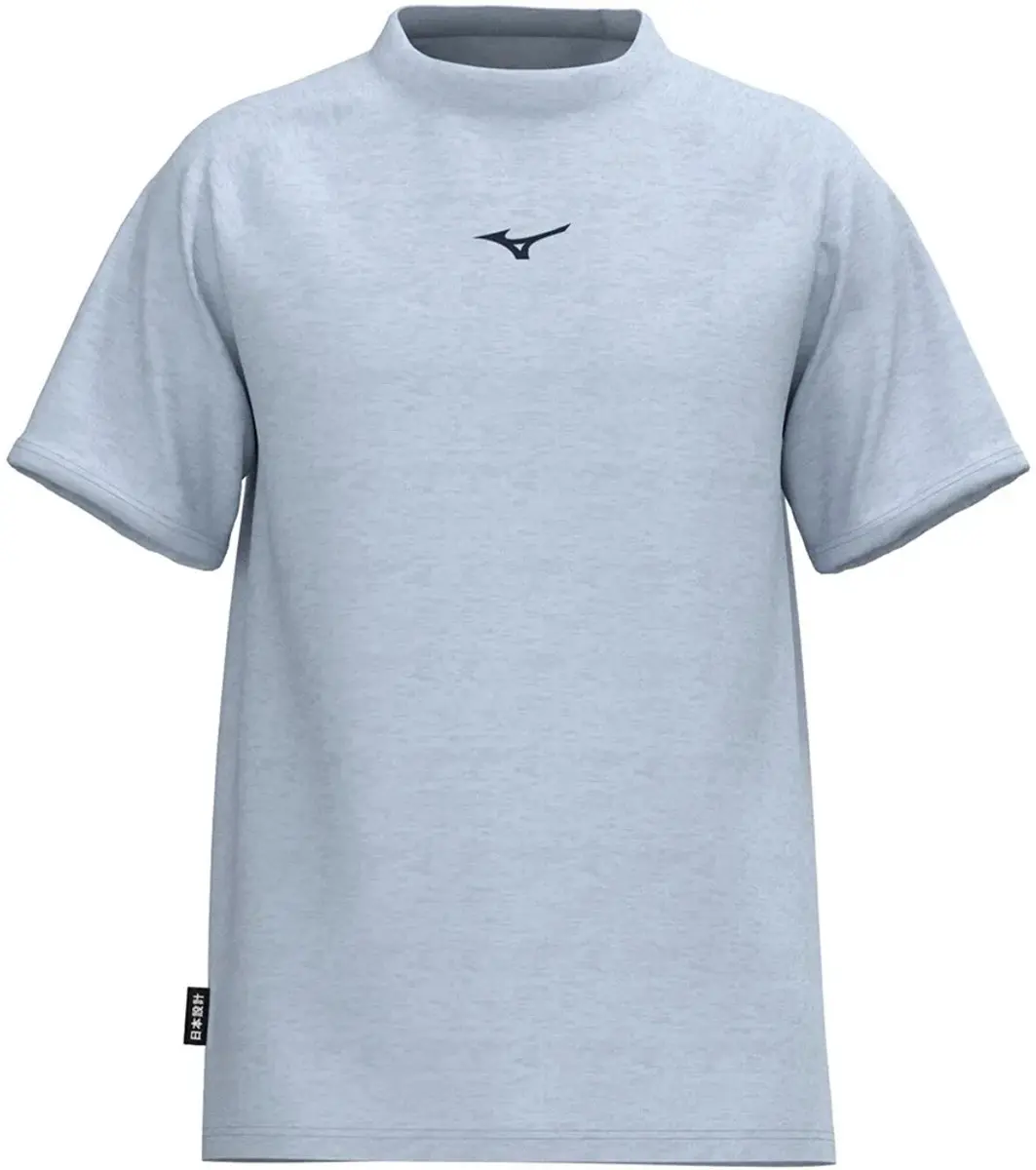Mizuno Athletic T-shirt Met Korte Mouwen Blauw XL Man