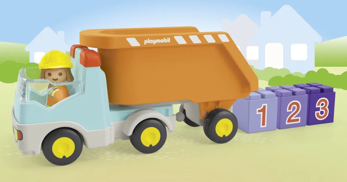 Playmobil Junior Kiepwagen 71685 - Multicolor