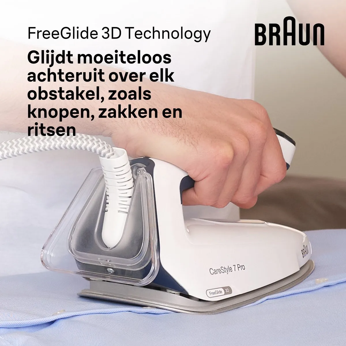 Braun CareStyle 7 Pro IS7282BL Stoomgenerator - 2700W - 2L - Blauw