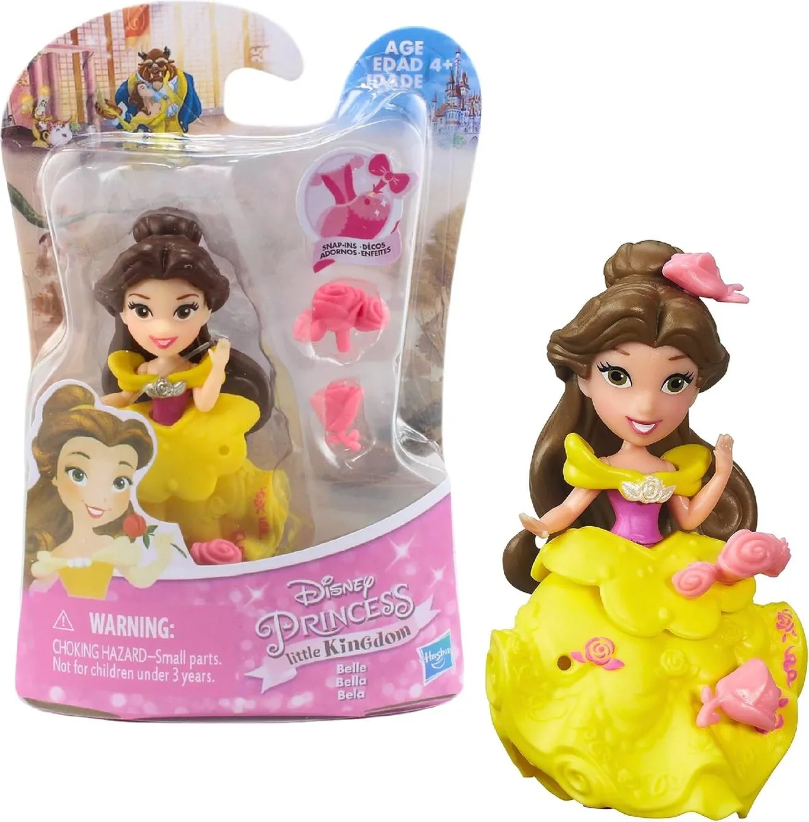 Hasbro Disney Princess Little Kingdom Belle Figuur 8cm