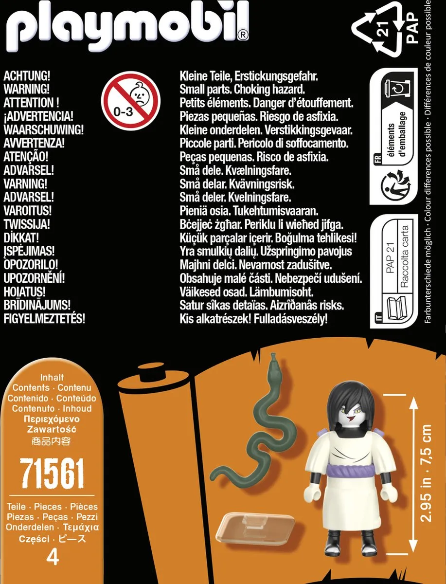 Playmobil Naruto Orochimaru 71561 - Multicolor