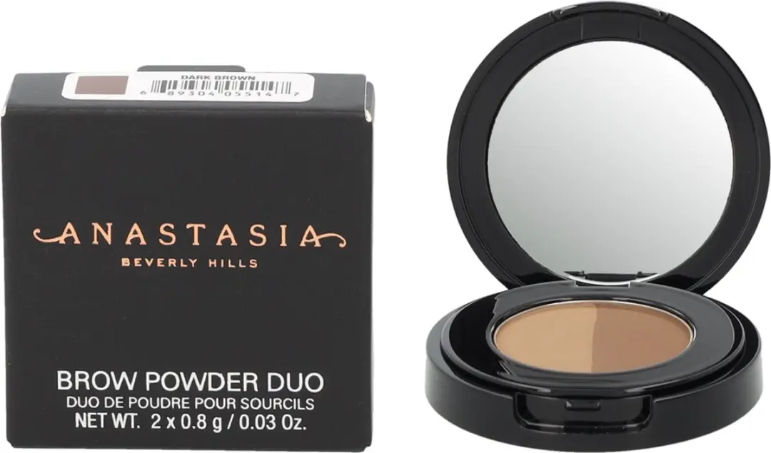 Anastasia Brow Powder Duo Dark Brown - 1.6g - afbeelding 6 van 6