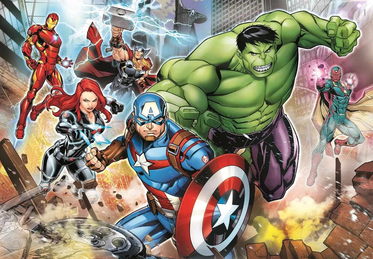 Clementoni Avengers Puzzel 200 Stukjes - Multicolor