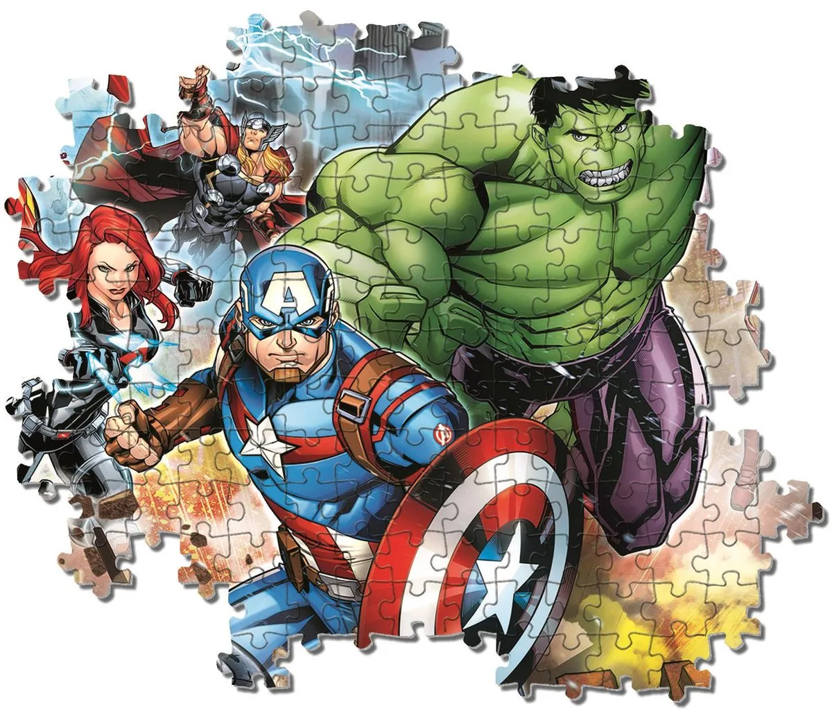 Clementoni Avengers Puzzel 200 Stukjes - Multicolor