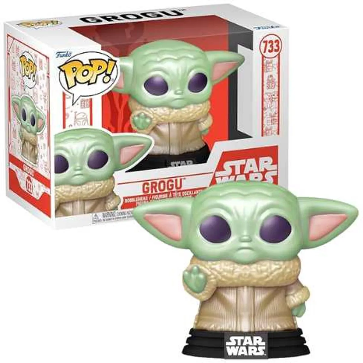 Funko Pop Star Wars Holiday Grogu #733 - Mandalorian