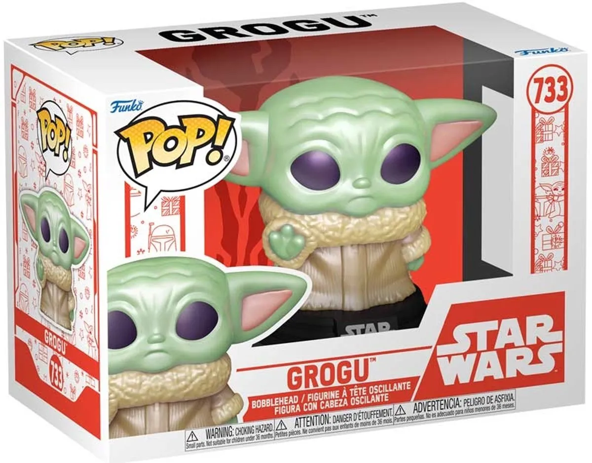 Funko Pop Star Wars Holiday Grogu #733 - Mandalorian