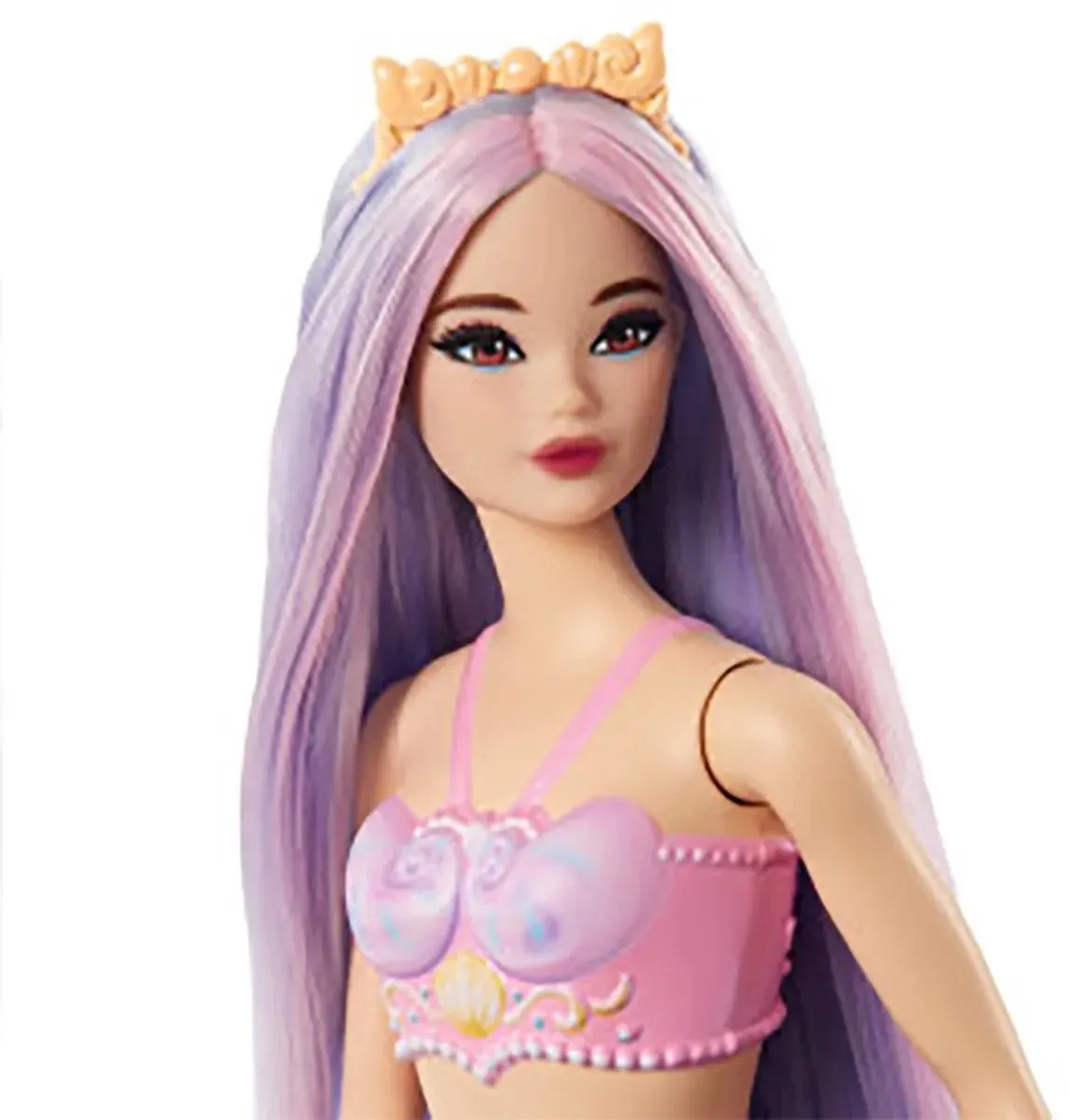 Barbie A Touch of Magic Zeemeermin Staart - Paars - HRR06