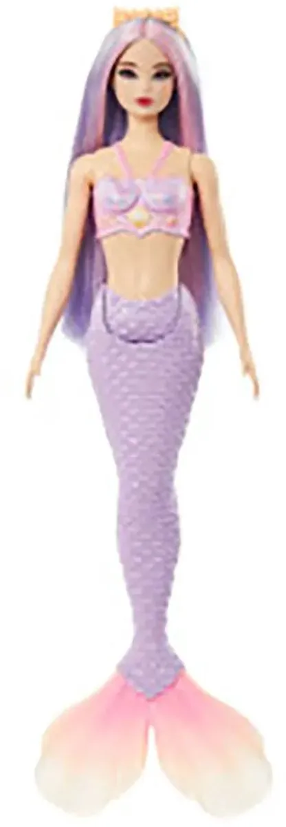 Barbie A Touch of Magic Zeemeermin Staart - Paars - HRR06