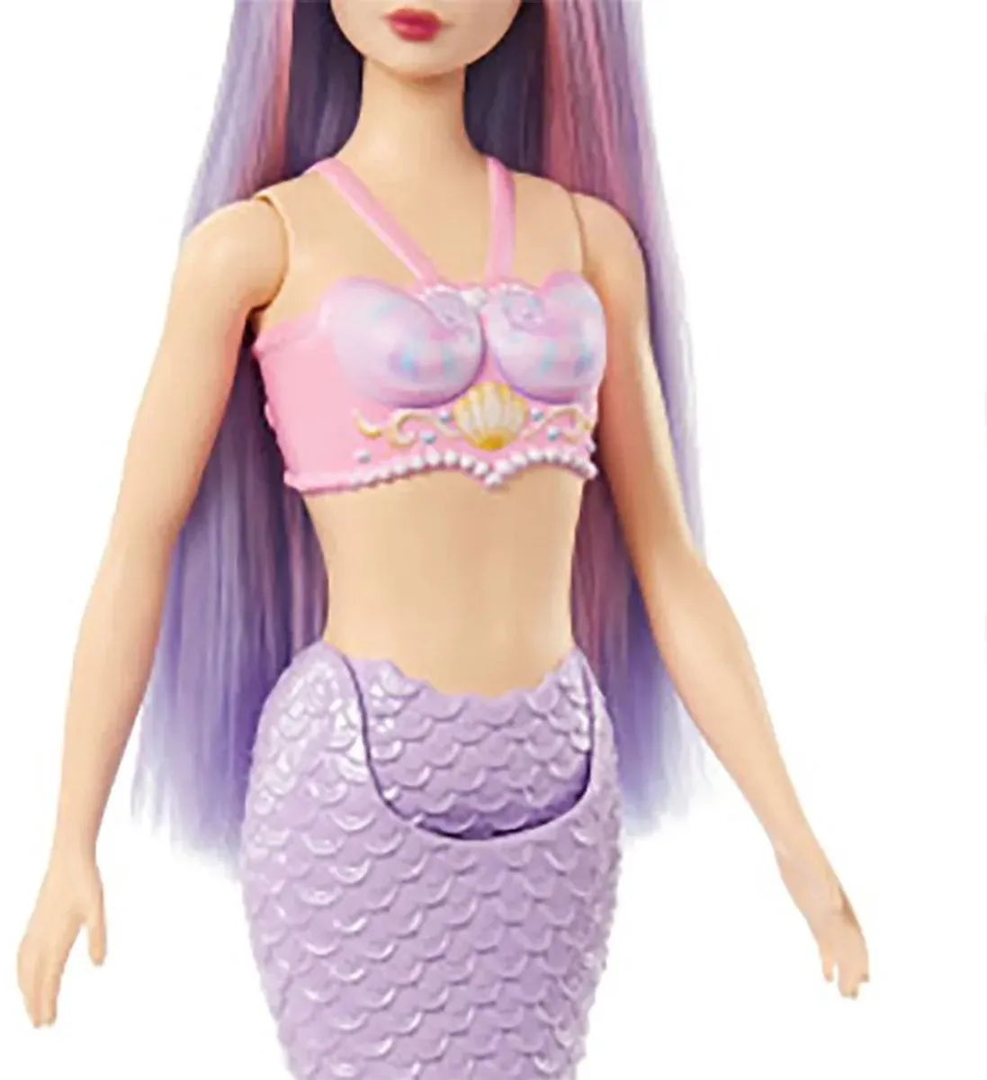 Barbie A Touch of Magic Zeemeermin Staart - Paars - HRR06