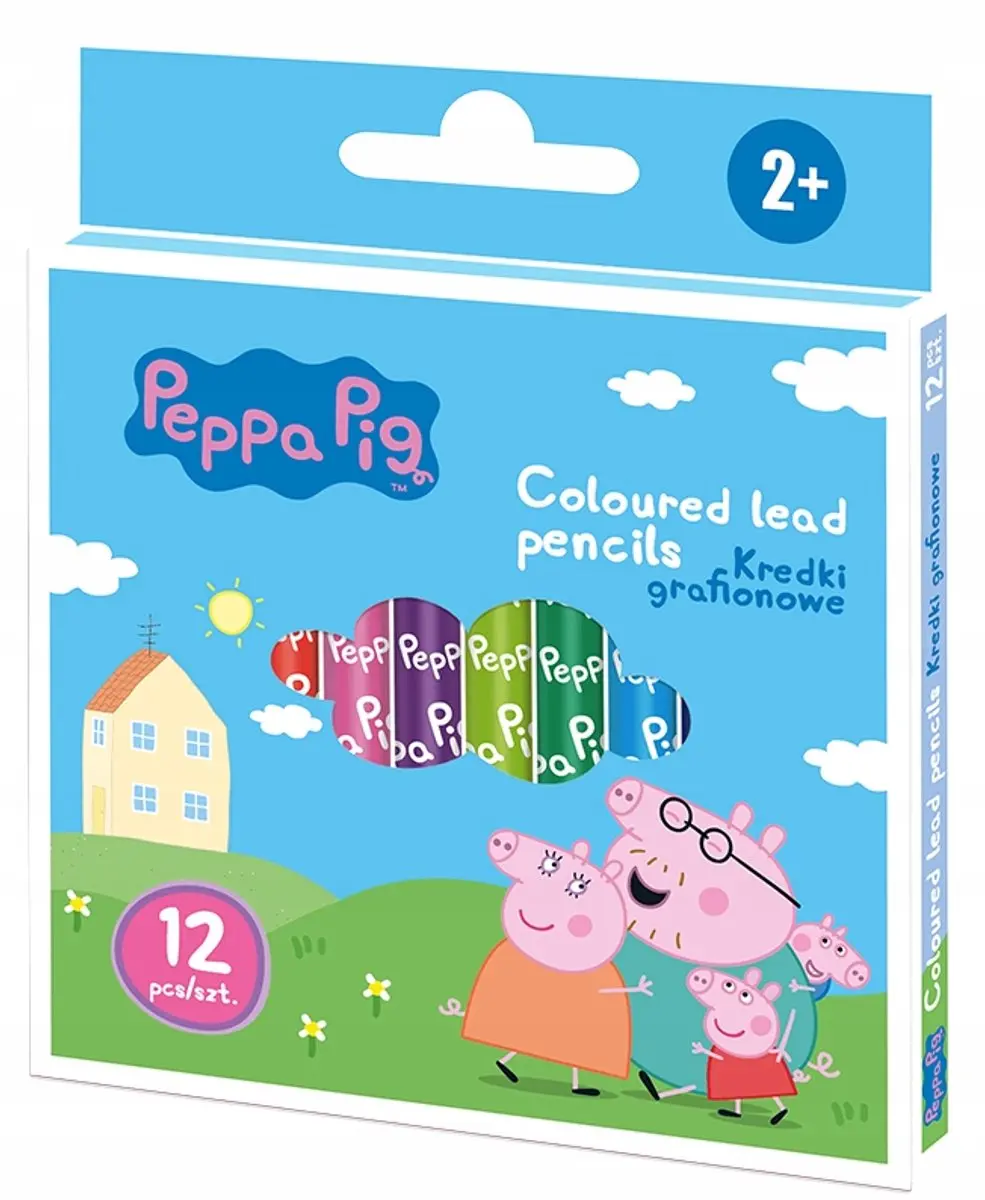Peppa Pig Kleurpotloden Rond