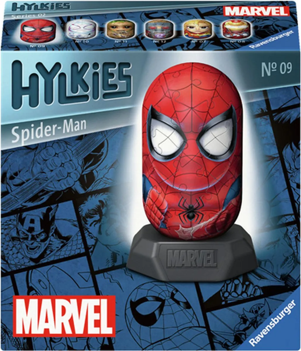 Ravensburger Hylkies Marvel Spider-Man Capsule Figuur - 54 Stuks