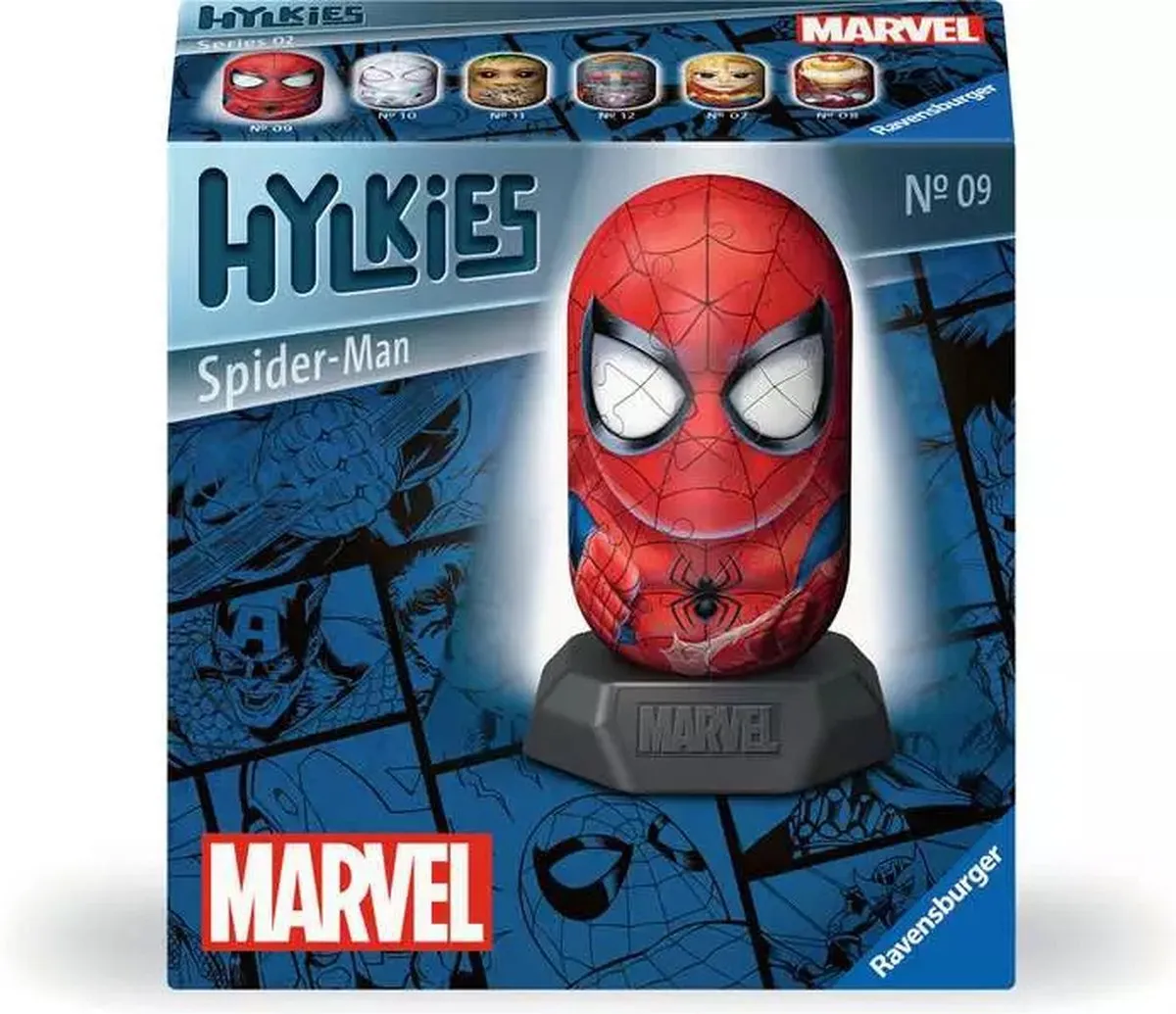 Ravensburger Hylkies Marvel Spider-Man Capsule Figuur - 54 Stuks - afbeelding 6 van 6