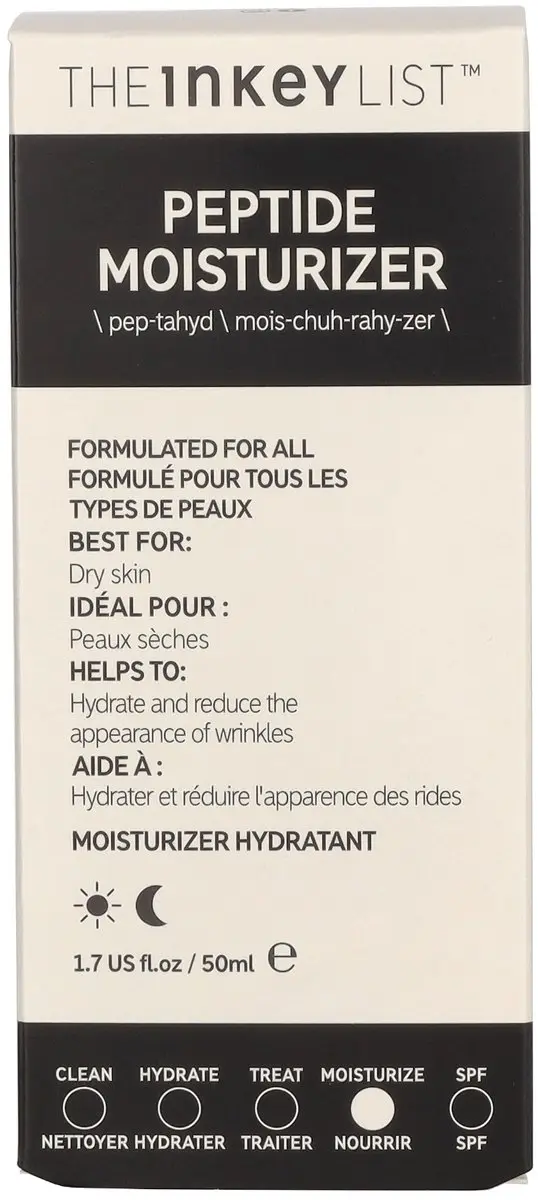 The Inkey List Peptide Moisturizer 50ml - afbeelding 3 van 4