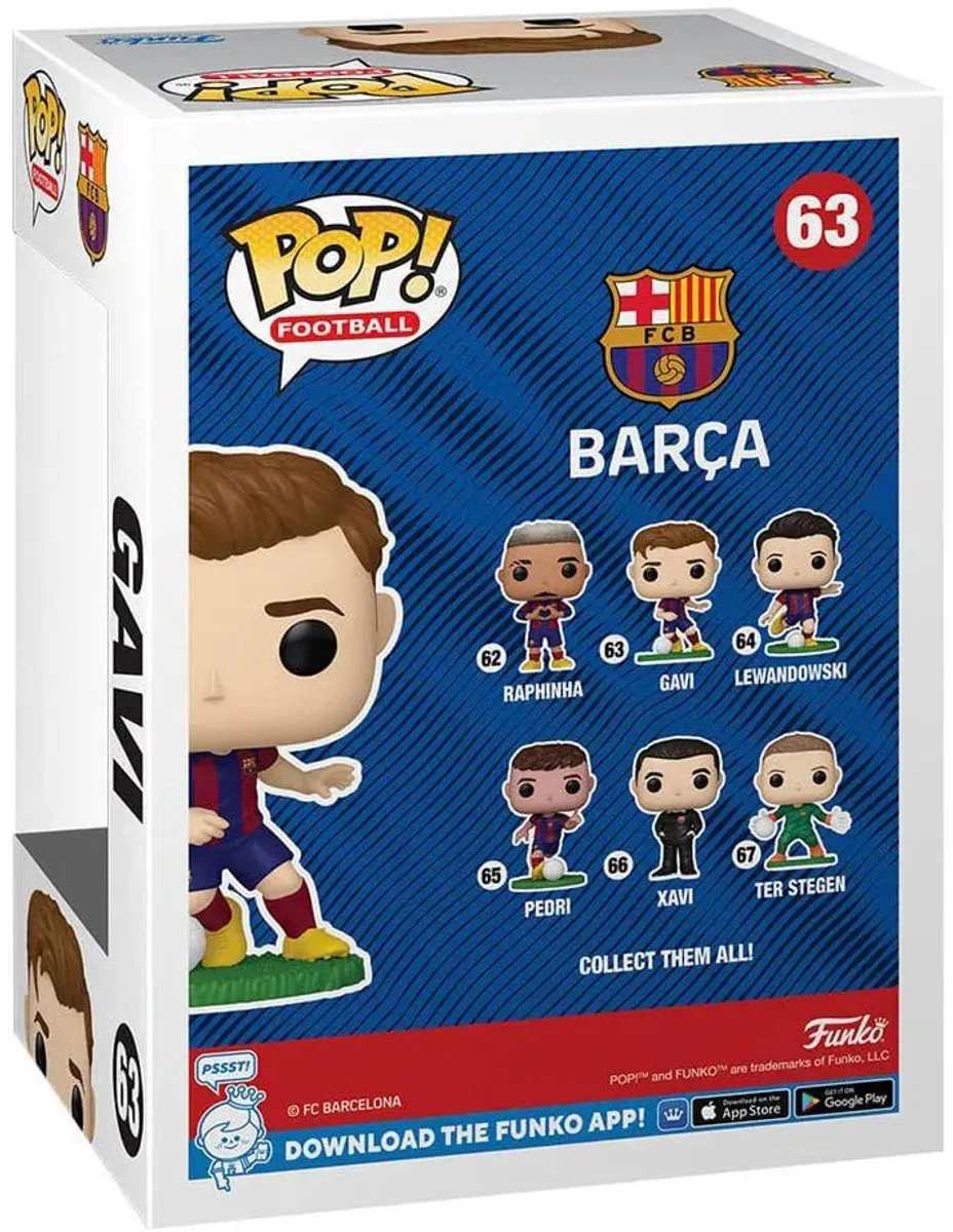 Funko Pop Football Gavi - FC Barcelona - 9,5 cm - Multi