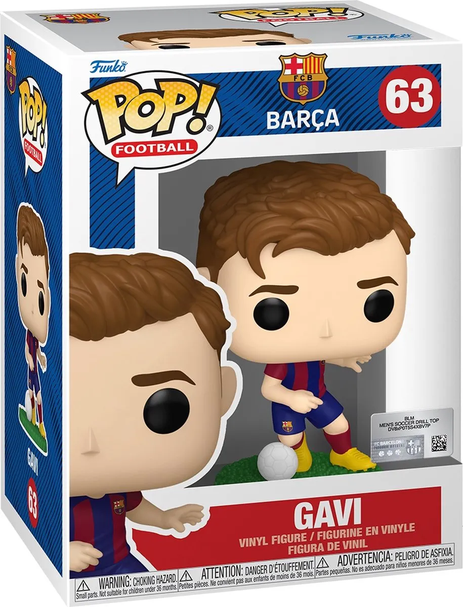 Funko Pop Football Gavi - FC Barcelona - 9,5 cm - Multi