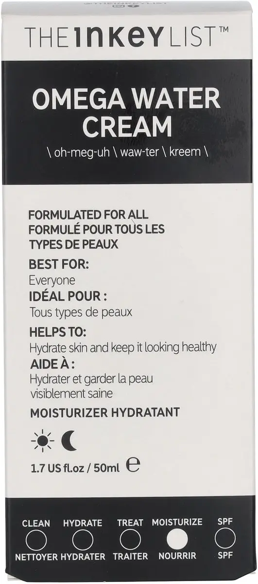 The Inkey List Omega Water Cream 50ml