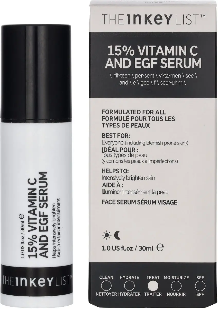 The Inkey List Vitamin C & EGF Serum 30ml - afbeelding 5 van 6