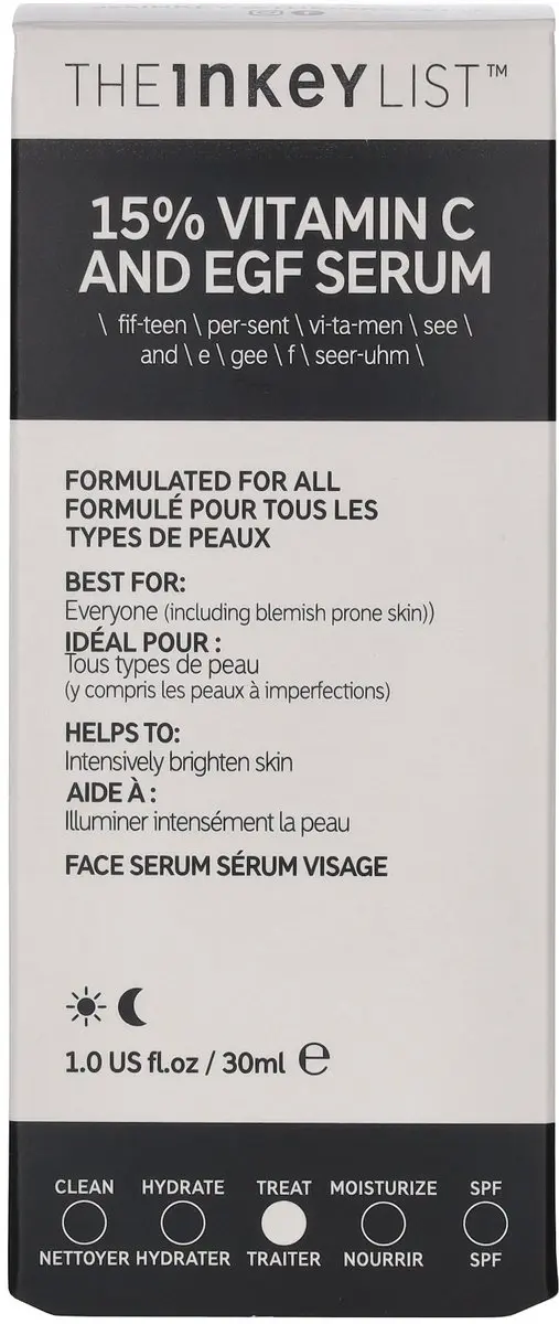 The Inkey List Vitamin C & EGF Serum 30ml - afbeelding 3 van 6