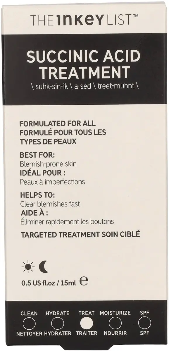 The Inkey List Succinic Acid Treatment 15ml - afbeelding 3 van 4