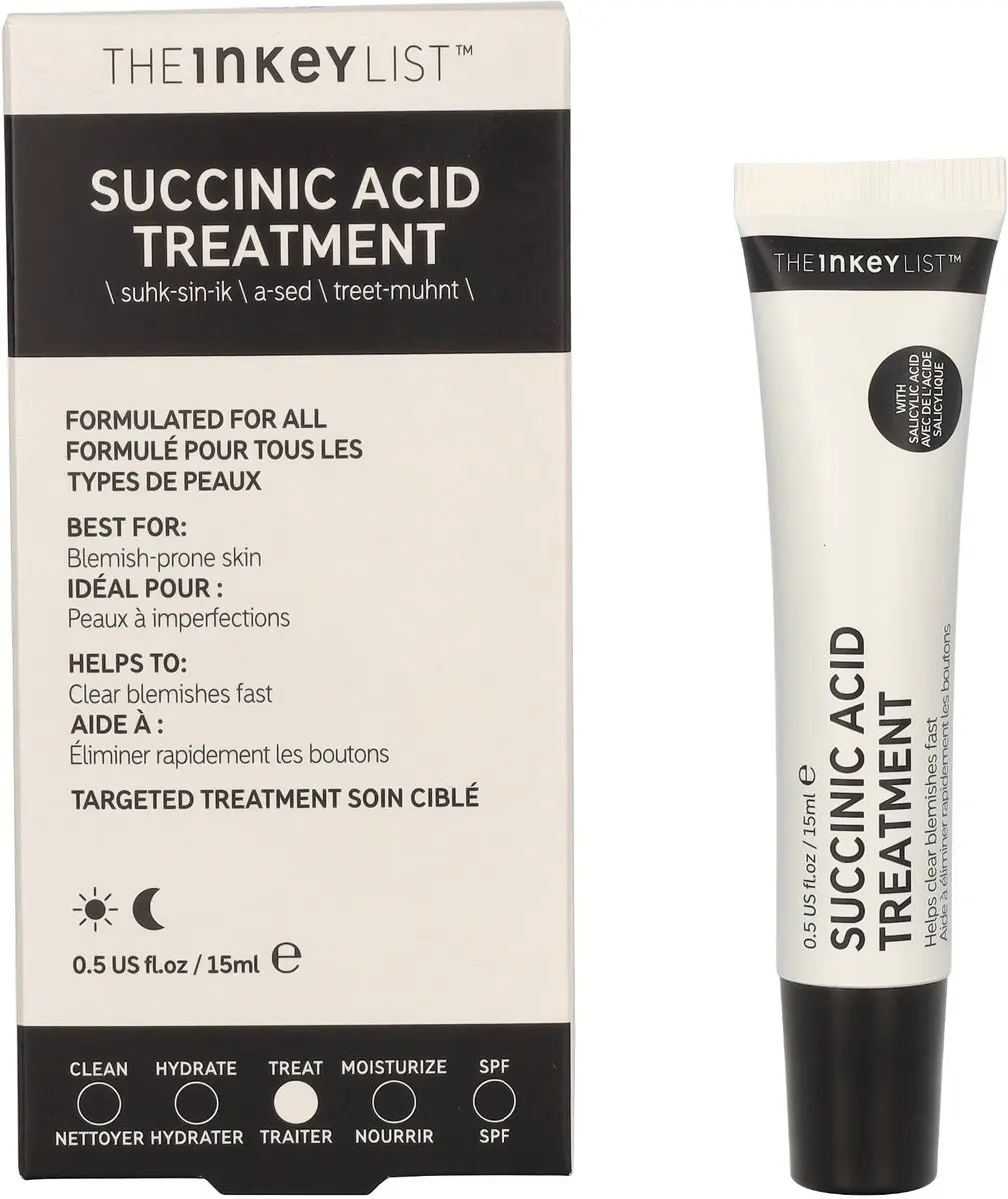 The Inkey List Succinic Acid Treatment 15ml - afbeelding 2 van 4